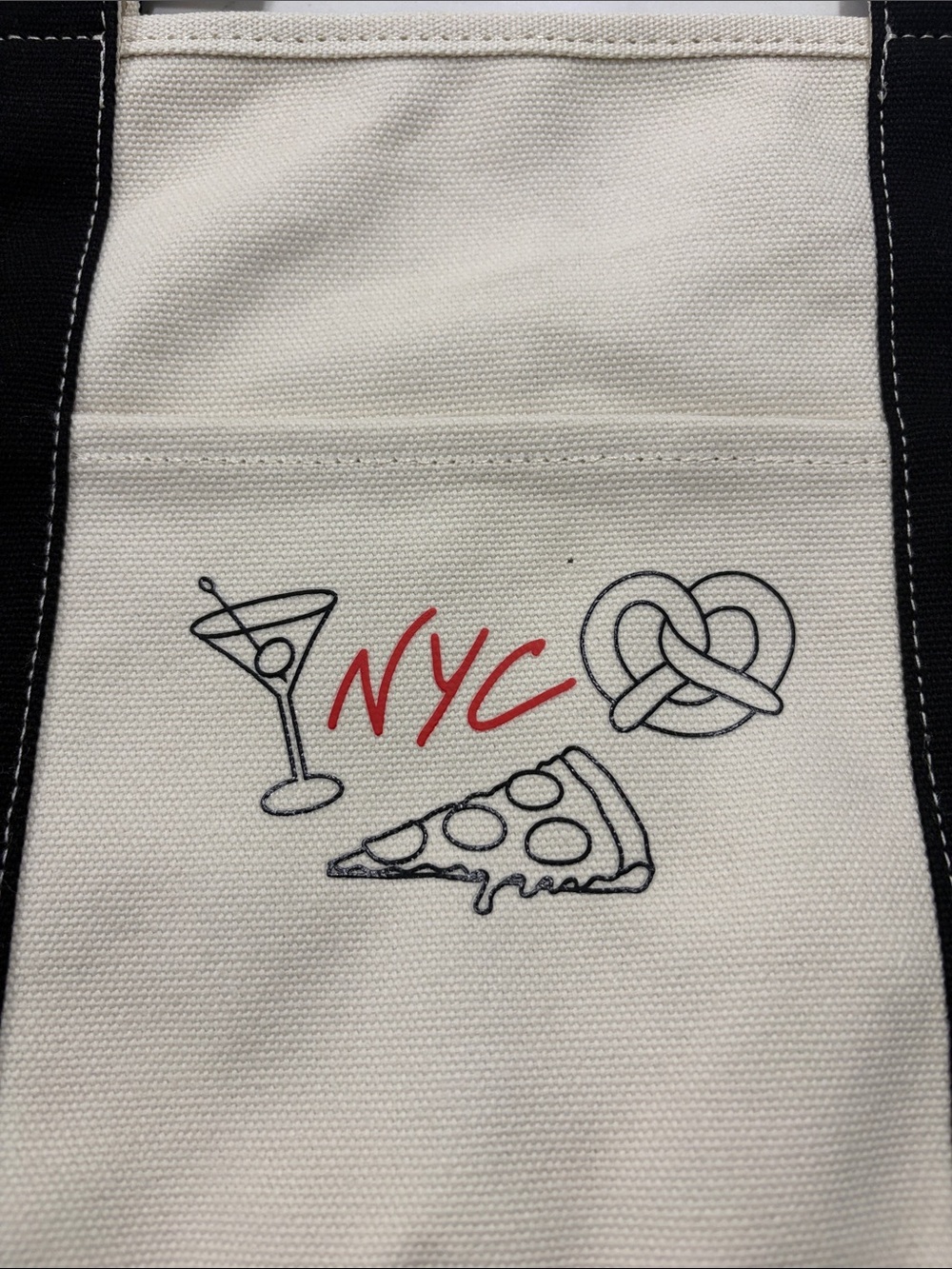 American Eagle NYC logo canvas tote bag NWT - Picture 2 of 9
